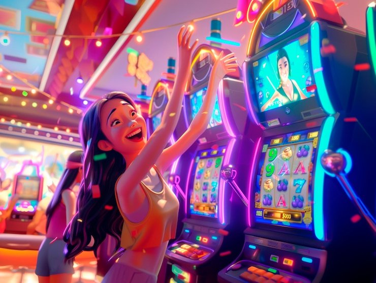 Tampilan meja Texas Hold'em Bonus di platform uno88 dengan dealer profesional dan kartu komunal